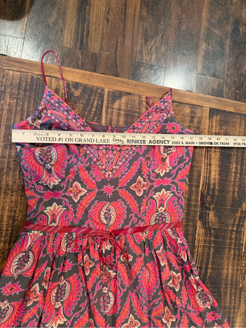 Plenty by Tracy Reese Pink and Purple Paisley-Print Spaghetti Strap Midi Dress - Picture 3 of 7